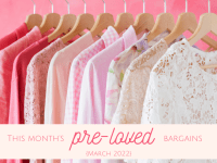 This month's pre-loved bargains {April 2022}....