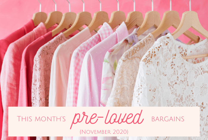 This month's pre loved bargains!