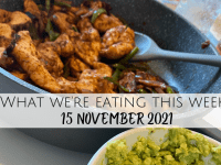 This week’s meal plan – 15 november 2021