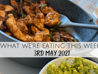 This week's meal plan {3rd May 2021} ....