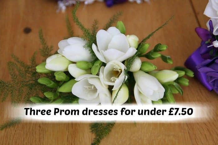Three Prom dresses for under £7.50....