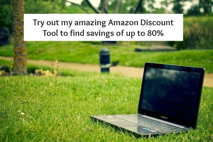 Try out my amazing Amazon Discount Tool to find savings of up to 80%....