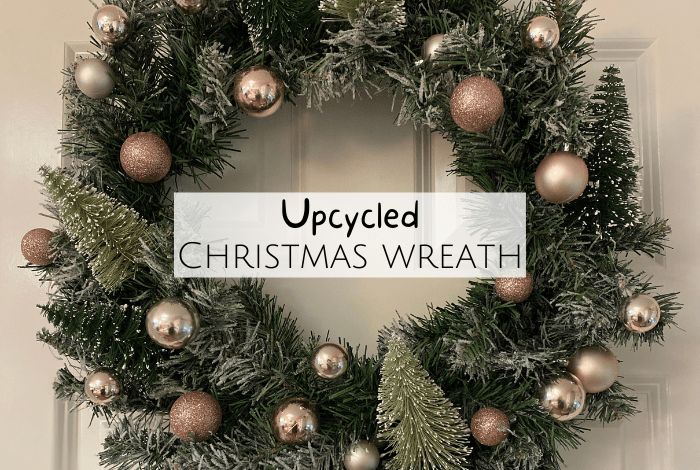 Upcycled Christmas Wreath