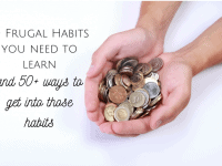 10 frugal habits you NEED to learn....