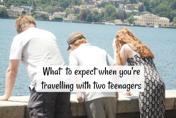 What to expect when you're travelling with two teenagers