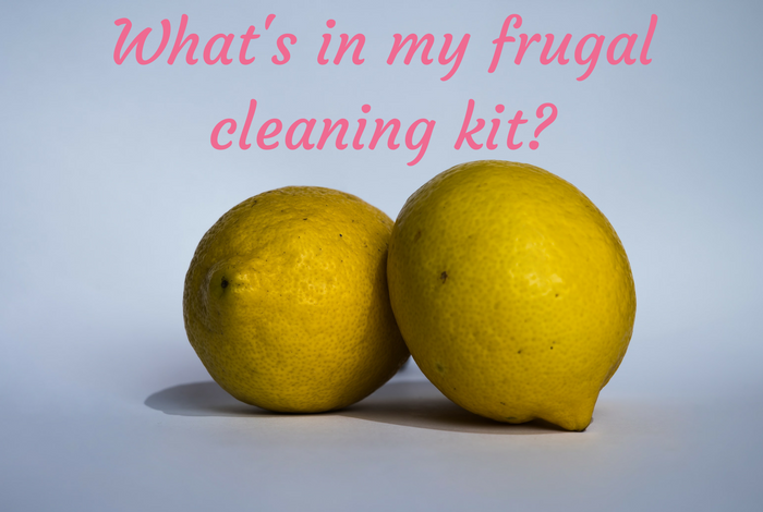 What's in my frugal cleaning kit?