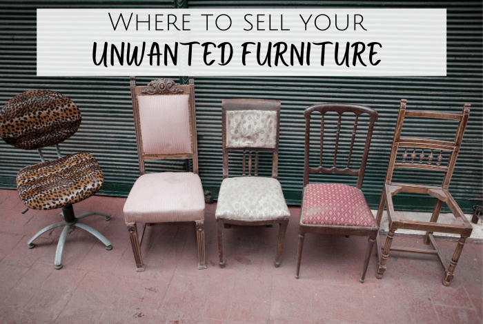 Where to sell your unwanted furniture