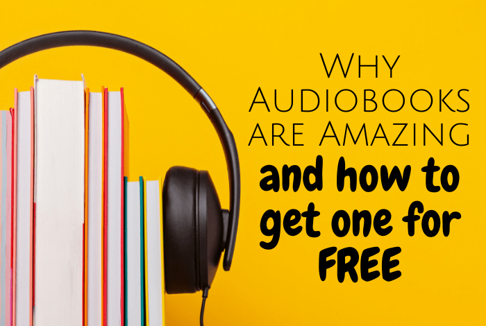 Why audiobooks are amazing and how you to get a free one to try for yourself.