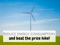 Reduce energy consumption to beat the price hike...