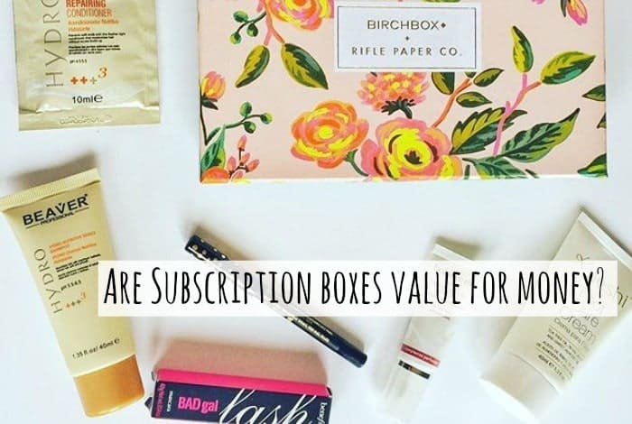 Aare subscription boxes value for money or is it a case of them being a waste of money as you would never use half the things you get in them?  I think they're a waste but my teenage daughter loves them and buys the Birchbox every months.  Here's her review of this month's Birchbox.