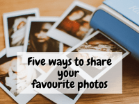 five ways to share your favourite photos