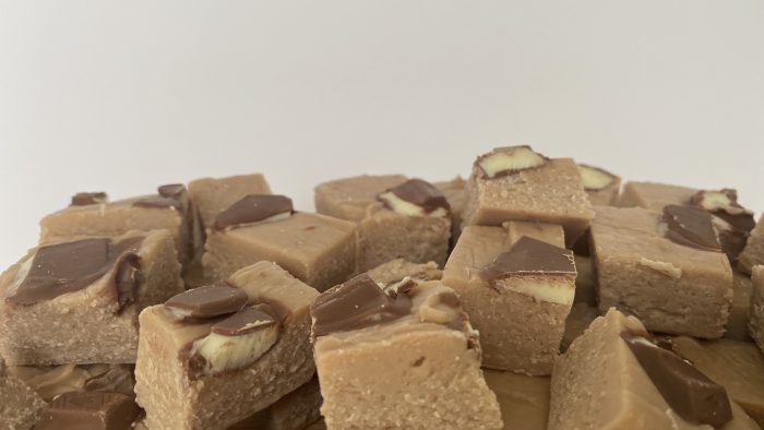 3 ingredient Kinder Fudge