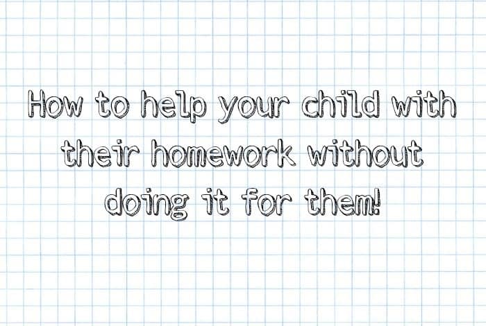 How to help your child with their homework without doing it for them! Filled with great ideas from some great bloggers on how to give your child the homework help they need without doing too much for them.