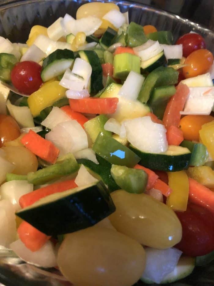 Homemade vegetable lasagne