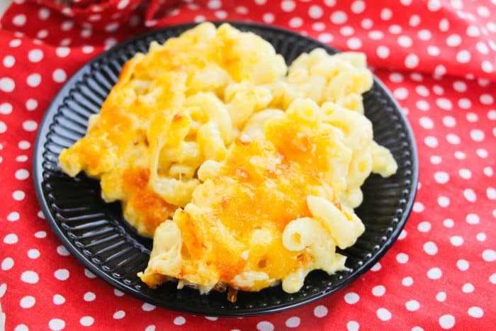 Homemade macaroni cheese
