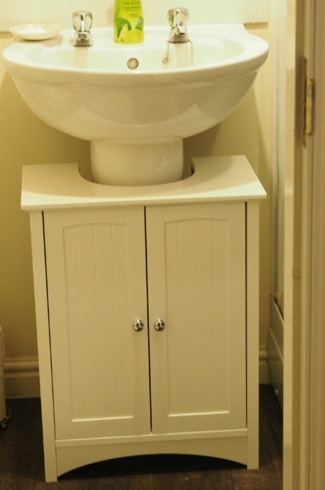 Our new under sink bathroom unit